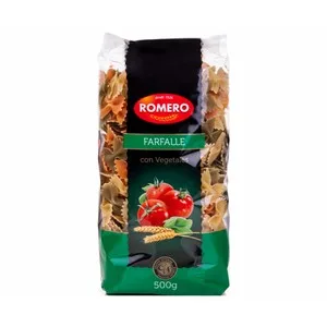Romero Pasta Lazos Tres Sabores, Pasta Romero 500 Gr.
