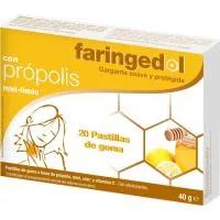 Pastillas de Miel para Chupar Faringedol, Caja 20 Uds