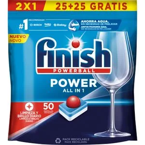 Pastillas Lavavajillas Power 25+25 50 u