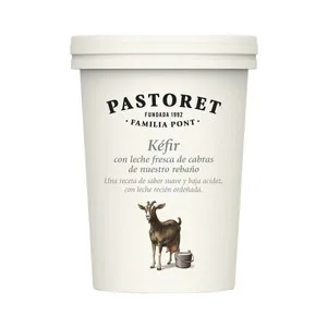Pastoret Kéfir de Leche Fresca de Cabra, de Sabor Suave y Baja Acidez 500 Ml. 500 G