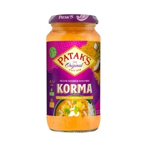 Patak"s Salsa de Curry, Korma Patak´s 450 G.