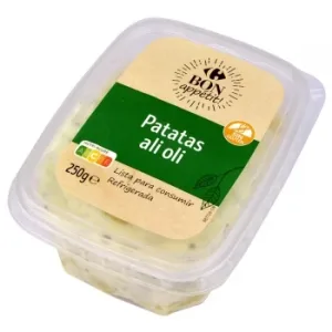 Patatas Alioli Carrefour sin Gluten 250 G.