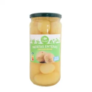 Patatas Enteras Classic Carrefour sin Sal Añadida 400 G.