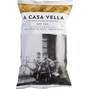 Patatas Fritas Elaboradas en Aceite de Oliva Virgen Extra sin Sal  a Casa Vella 150 G