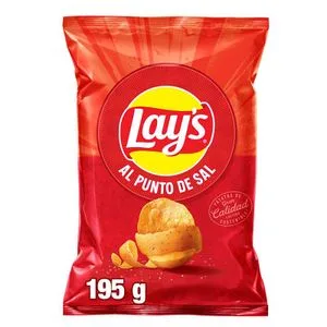 Patatas Fritas Lisas al Punto de Sal 195 Gr