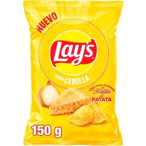 Patatas Fritas Sabor Cebolla Ideal para Cocinar Tu Tortilla de Patata  Lay's 150 G