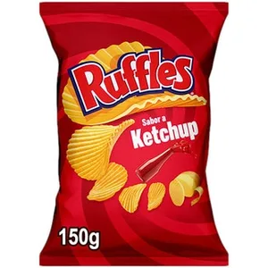 Patatas Fritas Sabor Ketchup  Ruffles 150 G