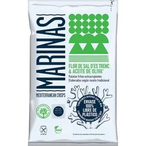 Patatas Fritas Sal Marina de Formentera con Aceite de Oliva sin Gluten  Vicente Vidal Marinas 135 G