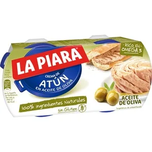 Paté de Atún en Aceite de Oliva sin Gluten Pack 2 la Piara