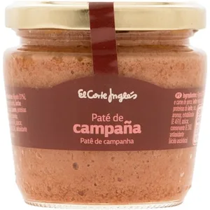 Paté de Hígado de Cerdo a la Campaña sin Gluten  el Corte Ingles 160 G