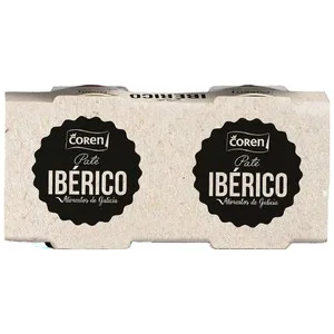Coren Paté de Hígado de Cerdo Ibérico Lata de 78 G. Pack de 2 Uds. 156 G
