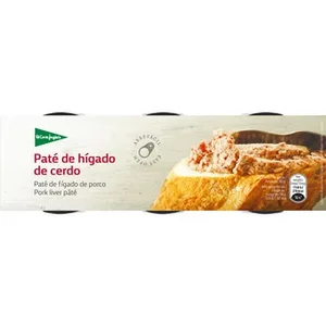 Paté de Hígado de Cerdo Pack 3 el Corte Ingles