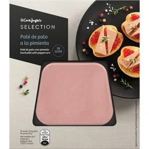 Paté de Pato a la Pimienta sin Gluten  el Corte Ingles Selection 90 G