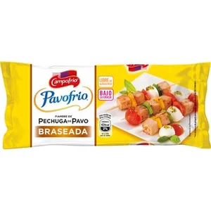 Pavofrío Pechuga de Pavo Braseada Mini bajo en Grasa sin Gluten sin Lactosa  Campofrio 340 G