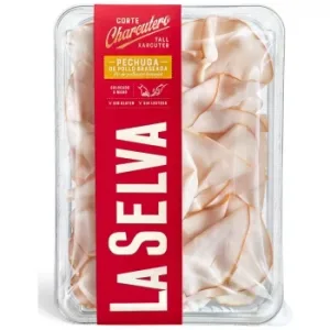Pechuga de Pollo Braseada Corte Charcutero la Selva sin Gluten y sin Lactosa 90 G