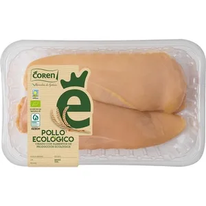Pechugas de Pollo Ecológico 3 Unidades Peso Aproximado  Coren 450 G