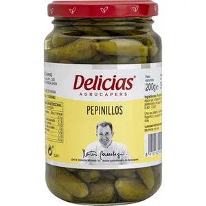 Pepinillos Extrafinos en Vinagre  Delicias 200 G