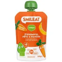 Pera, Plátano y Zanahoria Bio Smileat, Blolsita 100 G