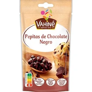 Perlitas de Chocolate Negro 50% Cacao  Vahine 100 G