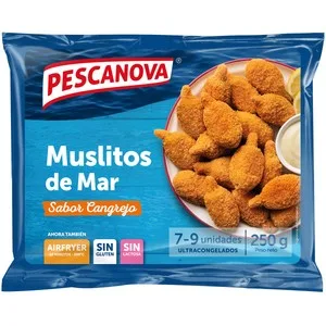 Pescanova Muslitos de Mar Rebozados Sabor a Cangrejo 250 G.