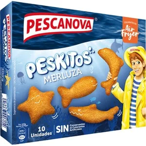 Peskitos Merluza Empanada 10 Unidades Pescanova