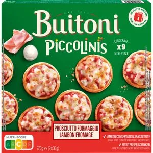 Piccolinis de Jamón y Queso 270 Gr
