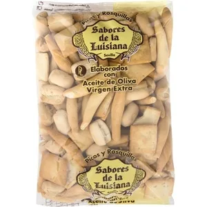 Picos de Pan Surtidos con Aceite de Oliva Virgen Extra  Sabores de la Luisiana 300 G
