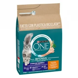 Pienso de Pollo para Gatos Esterilizado Bolas de Pelo Purina One  2,8 Kg