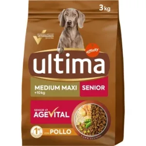 Pienso de Pollo para Perros Senior Medianos y Grandes Ultima 3 Kg.