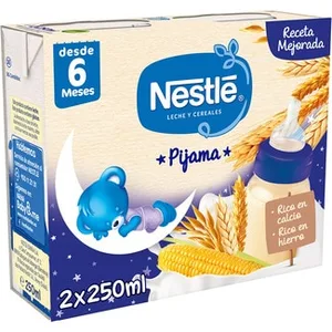 Pijama Papilla desde 6 Meses 2x250 Ml sin Aceite de Palma Nestle