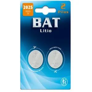 Pila Litio Cr-2025 . 2 u