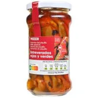Pimiento de Piquillo Entreverado R. Gourmet Eroski, Frasco 290 G