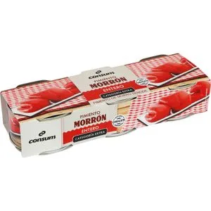Pimiento Morrón Entero Lata Pack de 3 3 X 60 Gr