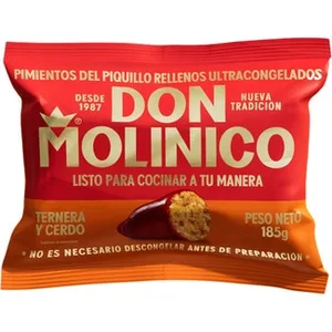 Pimientos del Piquillo Rellenos de Marisco 4 Unidades  DON Molinico 185 G