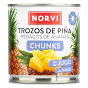 Piña en Su Jugo en Trozos Norvi 270 G