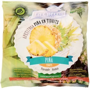 Piña en Trozos Ideal para Postres, Smoothies y Pastelería 100% Natural  la Cuerva 300 G