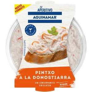 Pintxo a la Donostiarra con Krissia sin Gluten Aguinamar