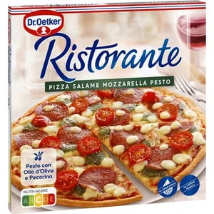 Pizza con Salami Mozzarella y Pesto Dr.oetker Ristorante 360 G