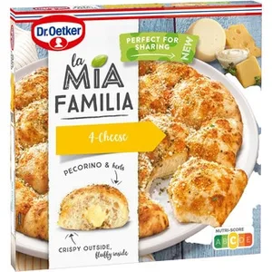 Pizza Cuatro Quesos Crujiente por Fuerta Dr.oetker la MIA Familia 480 G