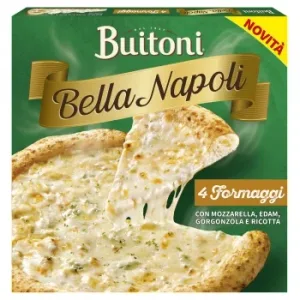 Pizza de 4 Quesos Bella Napoli Buitoni 345 G.