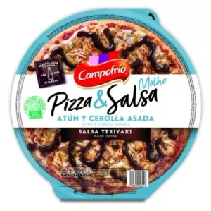 Campofrío Pizza Fresca de Atún y Cebolla Caramelizada con Salsa Teriyaki Campofrío 360 G.