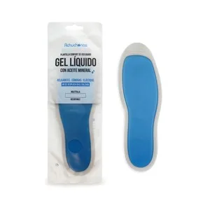 Plantillas Gel Liquido Achuchonas, Relajantes, Cómodas, Elásticas, Talla 43/45.