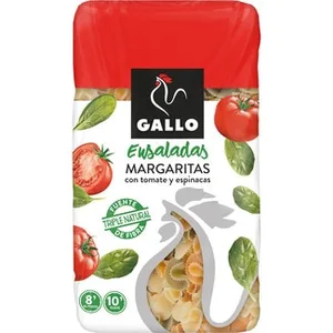 Plumas de Tomate y Espinacas Especial Ensaladas Gallo 450 G.
