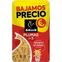 Plumas Nº3 Gallo, Paquete 400 G