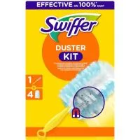 Plumero Starter Kit (1 Plumero y 4 Recambios) Swiffer, Pack 1 Ud