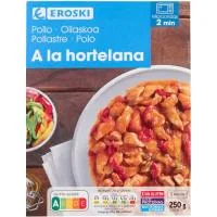 Pollo a la Hortelana Eroski, Bandeja 250 G