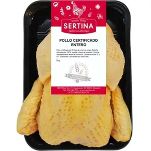 Pollo Certificado Entero Listo para Asar Peso Aproximado Sertina