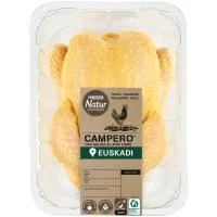 Pollo Entero Campero Eroski Natur, Pieza Aprox. 1.5 Kg