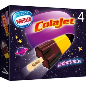 Polo de Limón y Cola Cubierto de Chocolate sin Gluten 4 Unidades Nestle Colajet
