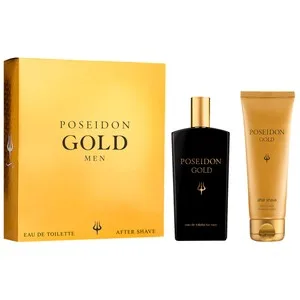 Poseidon Gold Estuche Regalo para Hombre con Colonia y After Shave.
